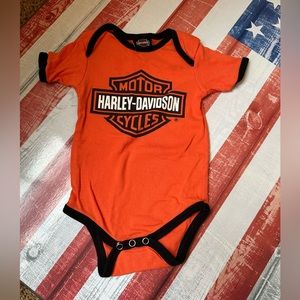 Baby boys Harley Davidson onesie